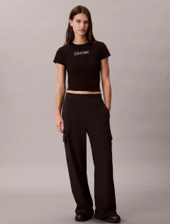 Ademend sneldrogend cropped T-shirt voor op reis