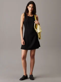 A-lijn mini-jurk met riem
