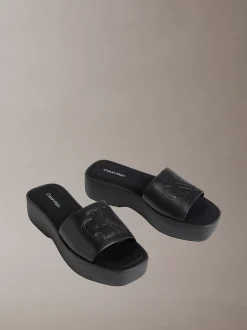 Amelia - Leren plateau sliders