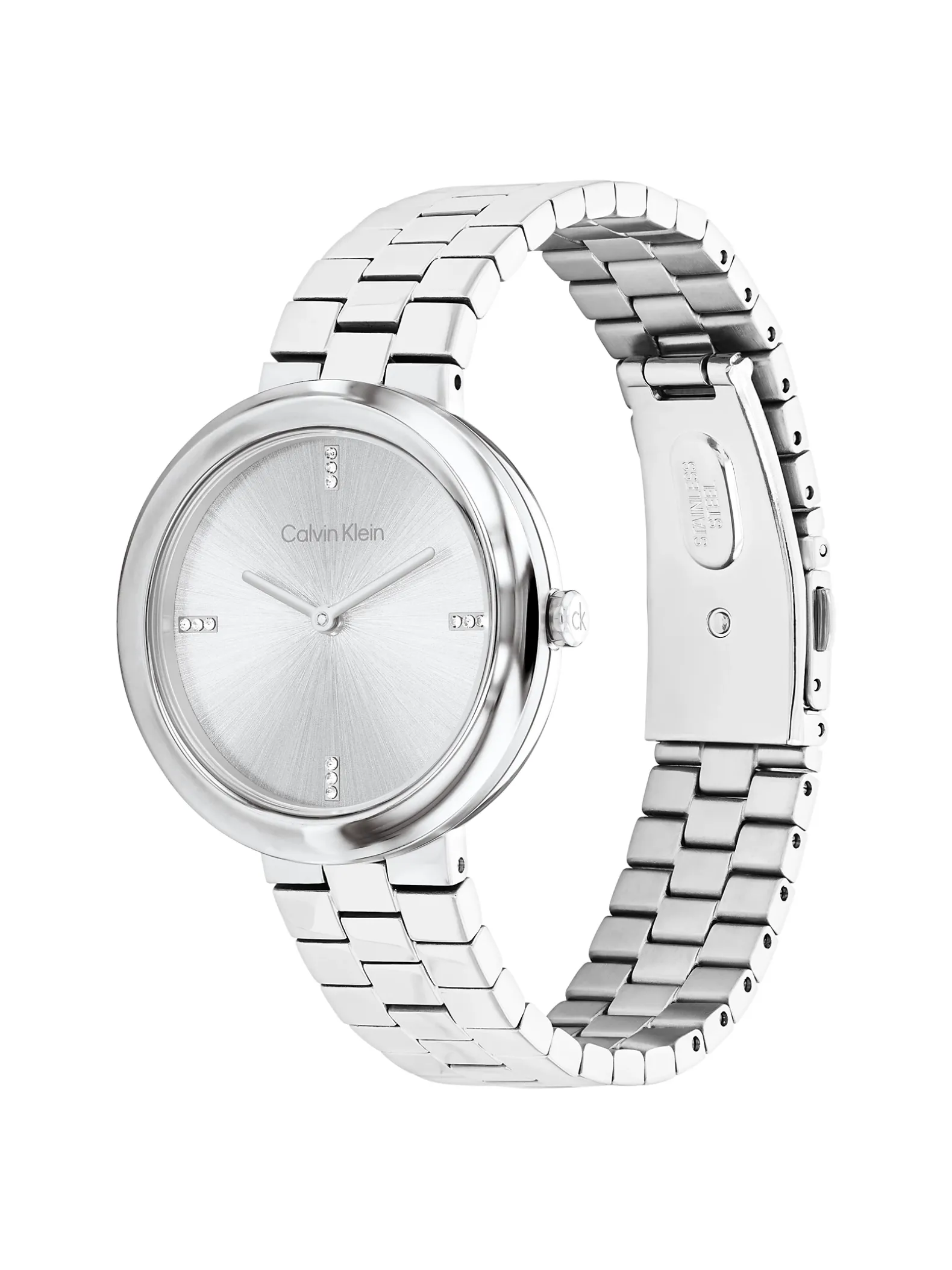 Armbandhorloge met gedraaide bezel