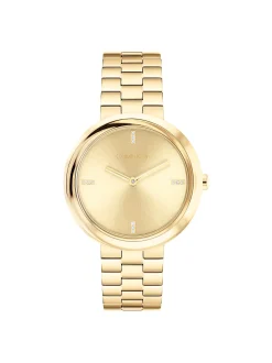 Armbandhorloge met gedraaide bezel