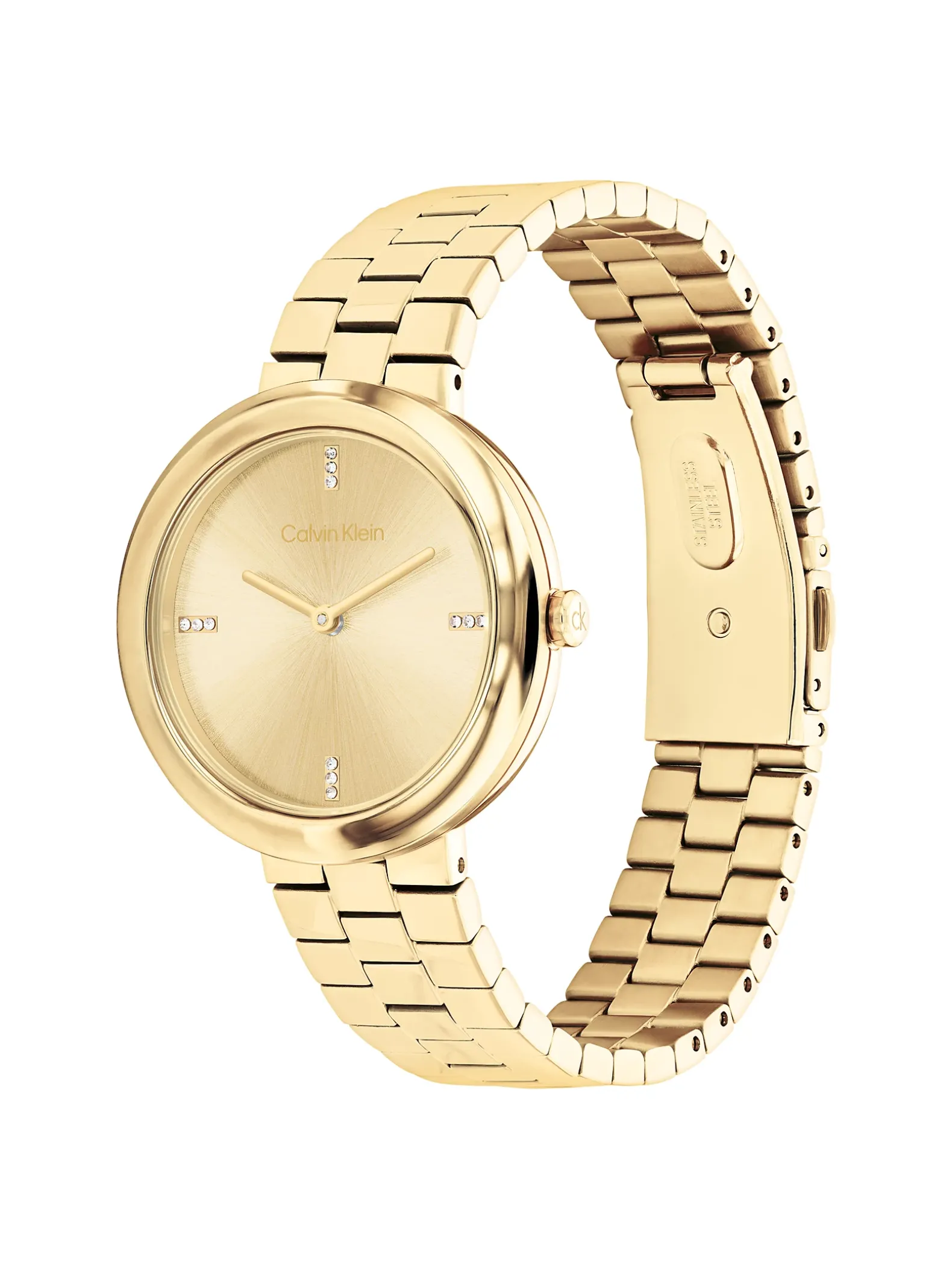 Armbandhorloge met gedraaide bezel
