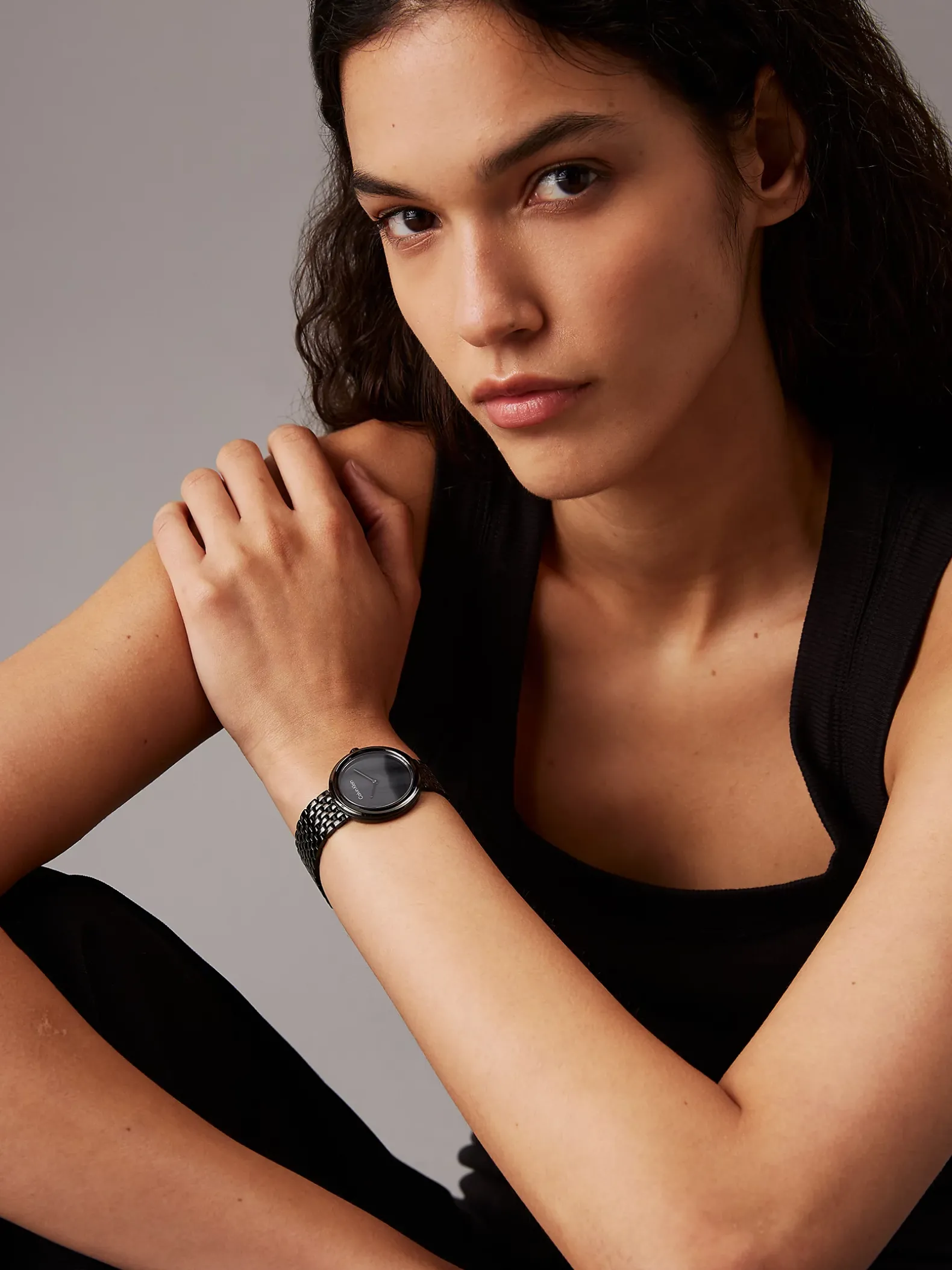 Armbandhorloge met gedraaide bezel