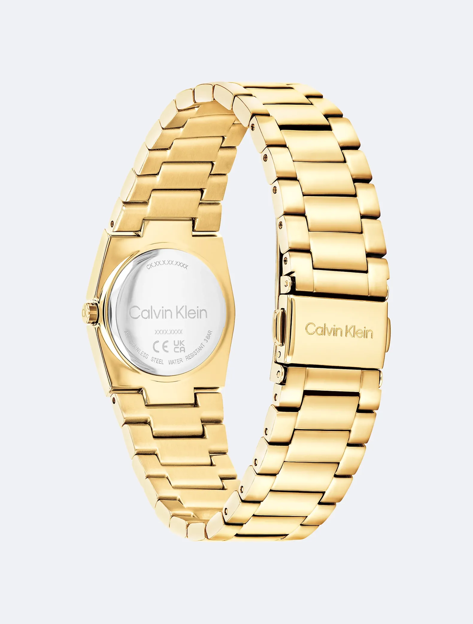 Armbandhorloge van geplateerd staal