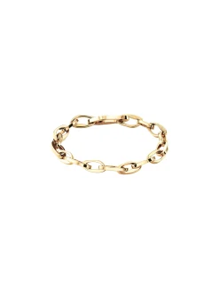 Armband met sculpted ovale schakels