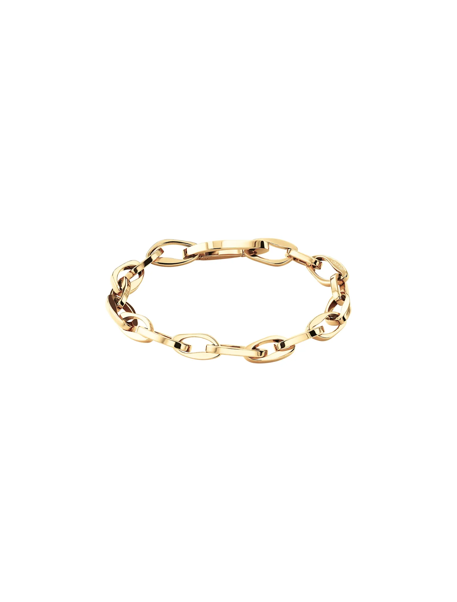 Armband met sculpted ovale schakels