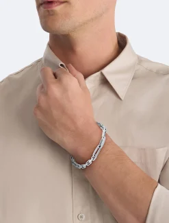 Armband met sculpted schakels