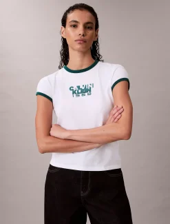 1968 baby-T-shirt met grafisch logo