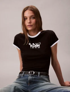 1968 baby-T-shirt met grafisch logo