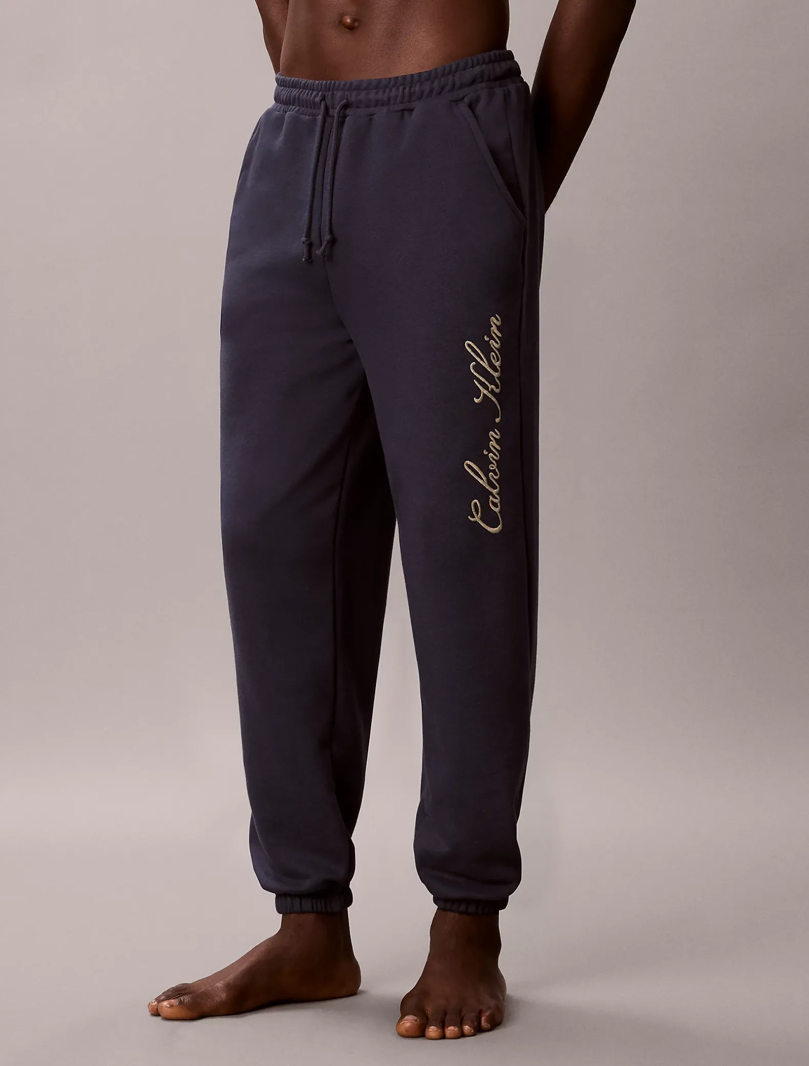 Badstoffen lounge-joggingbroek - Icon French Terry Script