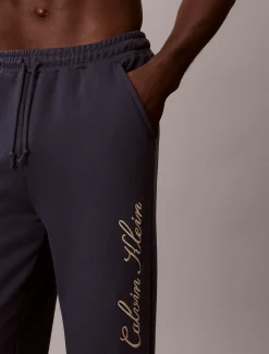 Badstoffen lounge-joggingbroek - Icon French Terry Script