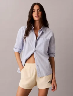 Badstoffen short dolfijn