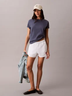 Badstoffen short dolfijn