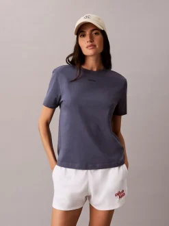 Badstoffen short dolfijn