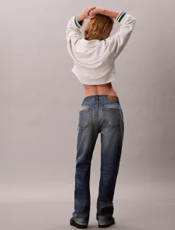 Badstoffen sweatshirt mt 1/4 rits