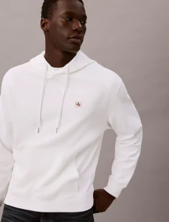 Badstof hoodie met monologo