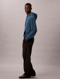 Badstof hoodie met monologo