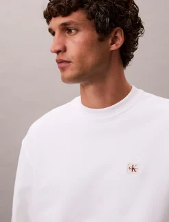 Badstof sweatshirt met monologo