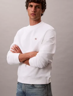 Badstof sweatshirt met monologo