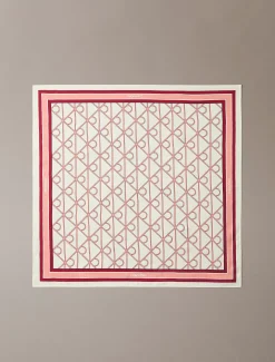 Bandanasjaal met vierkant embleemlogo