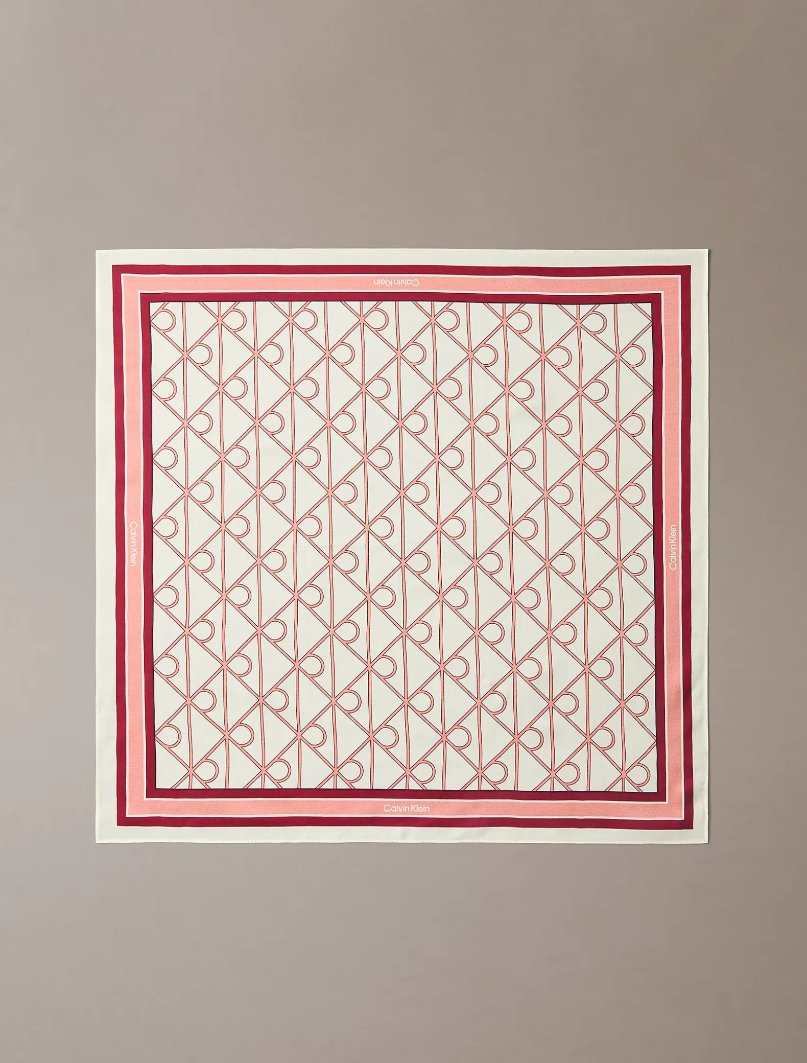 Bandanasjaal met vierkant embleemlogo