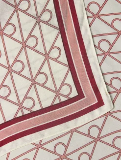 Bandanasjaal met vierkant embleemlogo