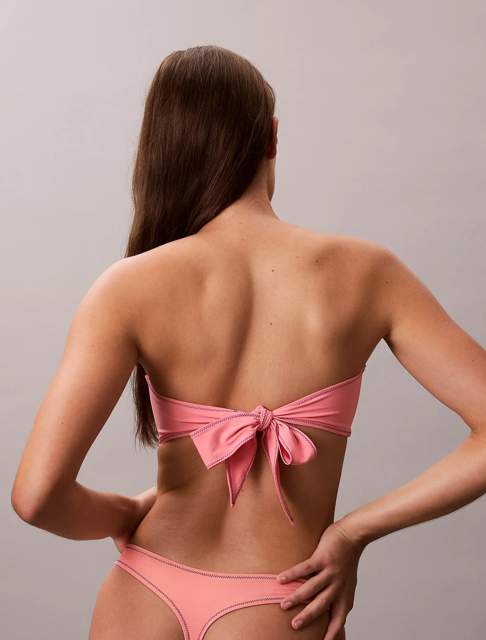 Bandeau bikinitop - CK Monogram