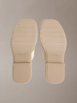 Beta - Leren espadrilles sandalen met hak