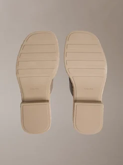 Beta - Leren espadrilles sandalen met hak