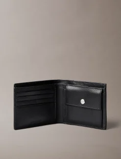 Bifold portemonnee met muntvakje met all-over embleemlogo