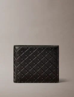 Bifold portemonnee met muntvakje met all-over monogram in reliëf