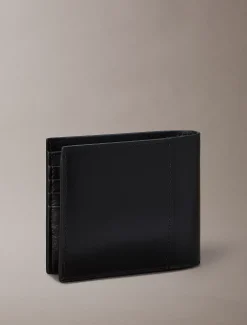 Bifold portemonnee met muntvakje met all-over embleemlogo