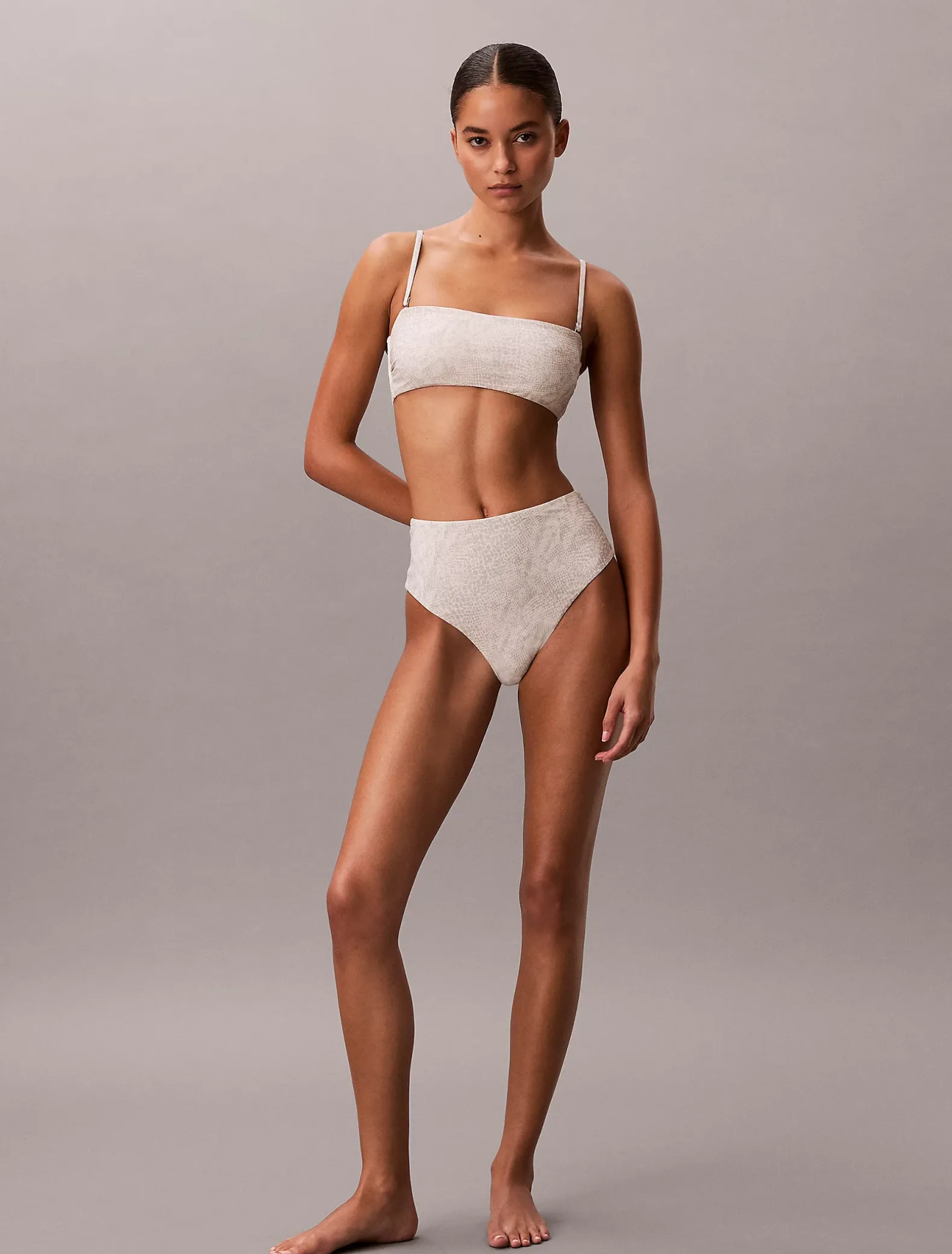 Bikinibroekje met hoge taille - Essentials