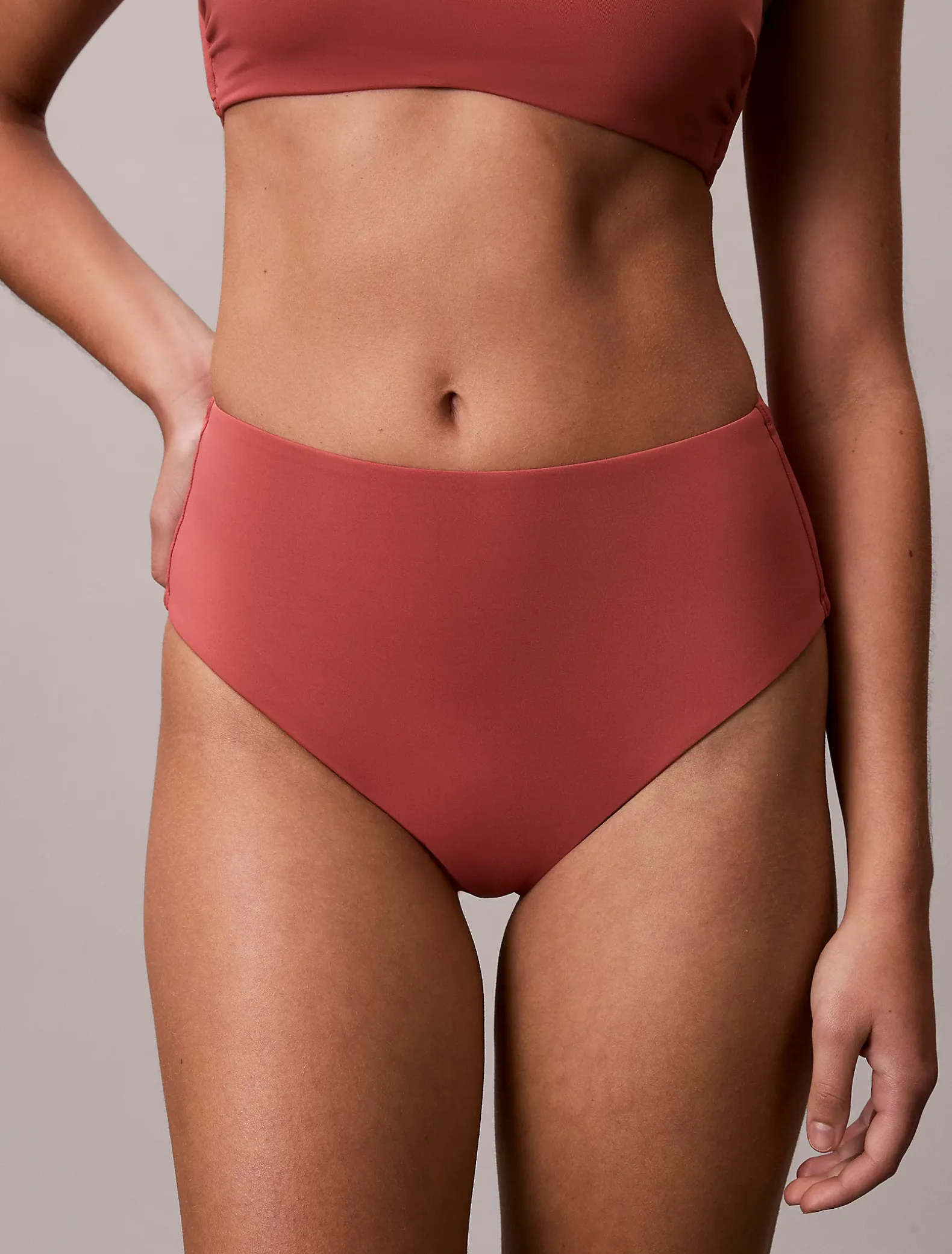 Bikinibroekje met hoge taille - Essentials