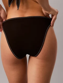 Bikinibroekje met hoge uitsnijding - CK Monogram