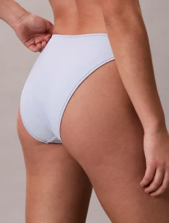 Bikinibroekje met hoge uitsnijding - CK Monogram