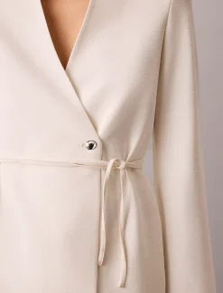 Blazer met structuurglans