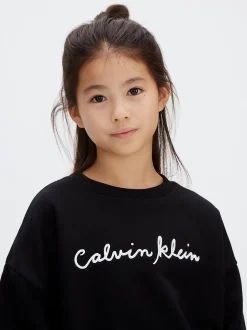 Boxy sweatshirt met logo