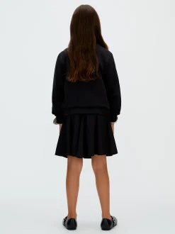 Boxy sweatshirt met logo