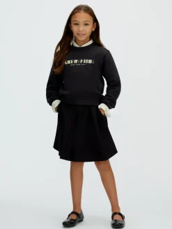 Boxy sweatshirt met logo
