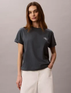 Boxy T-shirt met monologo