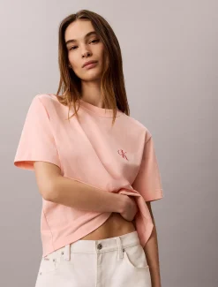 Boxy T-shirt met monologo