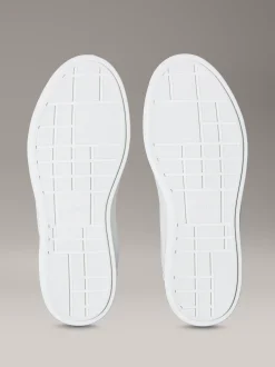 Brooke - Leren sportschoenen met zilveren tab