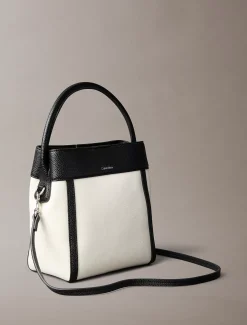 Bucket bag van katoen canvas