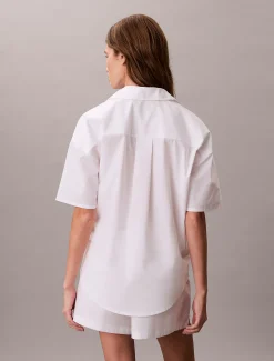 Button-down pyjamatop - Icon Cotton Poplin