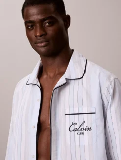 Button-down pyjamatop - Icon Cotton Poplin