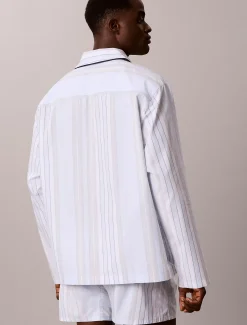 Button-down pyjamatop - Icon Cotton Poplin