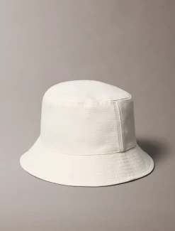 Canvas signature bucket hat met logo
