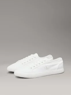 Canvas sneakers met laag profiel