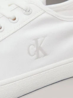 Canvas sneakers met laag profiel